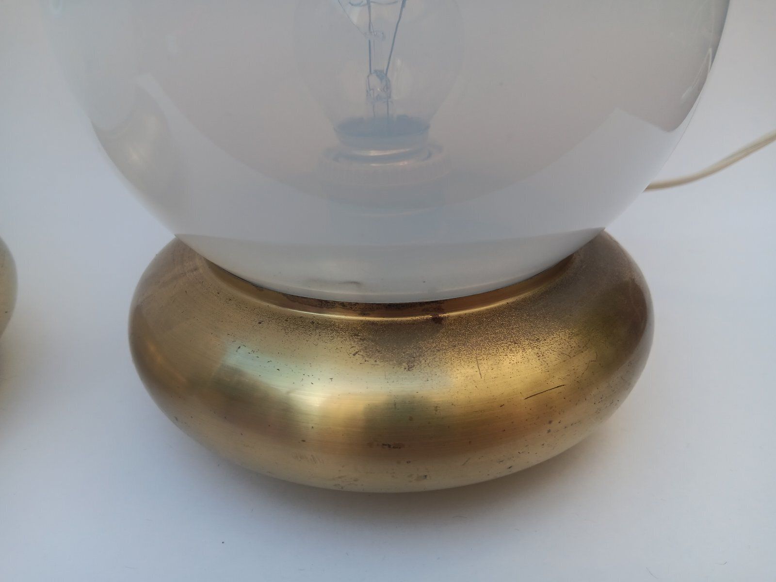 Italian Murano Glass Table Lamps, 1970s, Set Of 2 photo Lighting