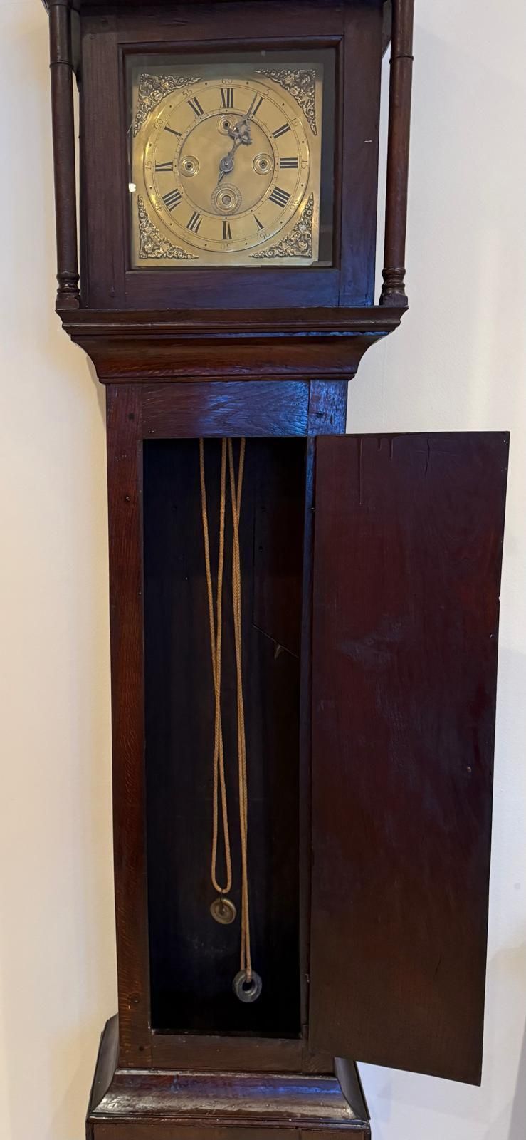 Late 18th Century German Longcase Clock With Calendar Complication, C.1790–1825 (220 Cm) photo vinterior