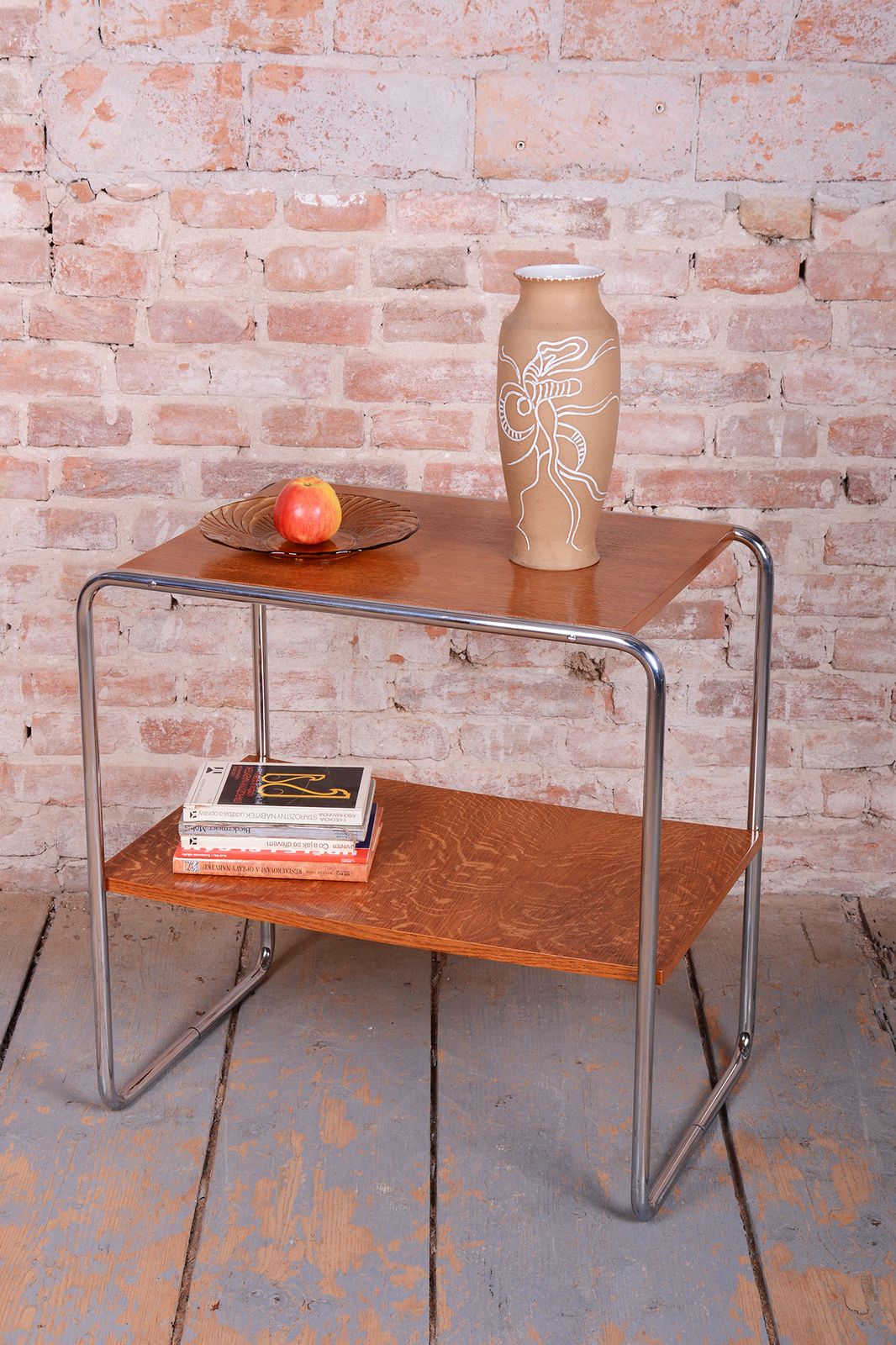 photo furniture Restored Bauhaus Side Table, By Marcel Breuer For Mücke Melder, Czech, 1930s