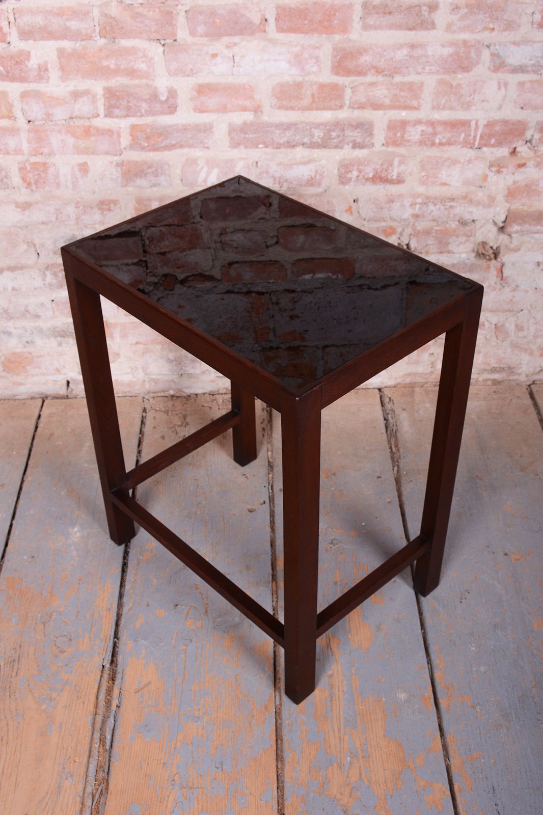 Restored Art Deco Side Table, By J. Halabala For Up Závody, Beech, Czech, 1930s photo furniture