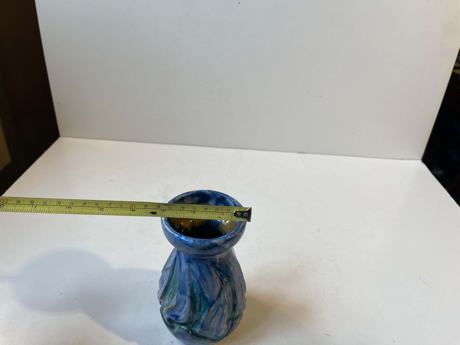 photo furniture Møller & Bøgely, Denmark, Glazed Art Nouveau Pottery Vase