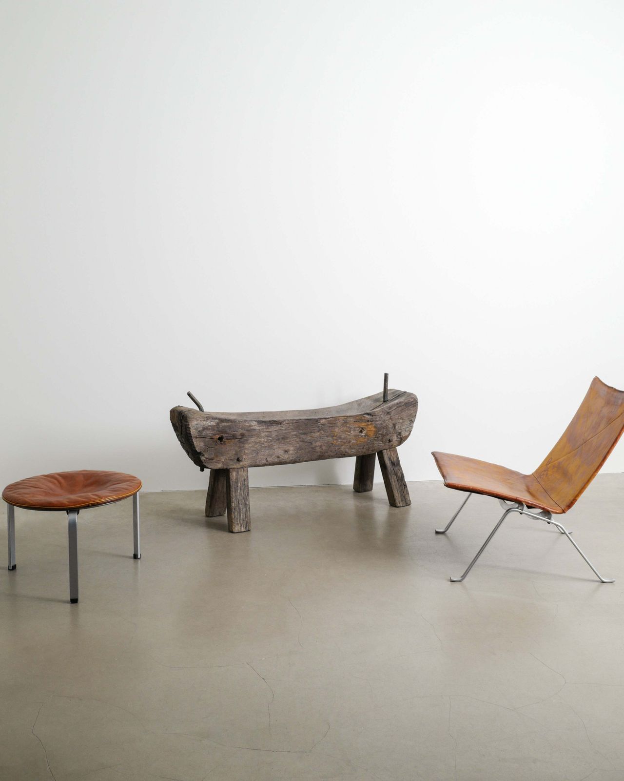 Unique Danish Mid Century Sculptural Wooden Bench By Jacob Hermann Produced In Denmark, 1960s photo for sale