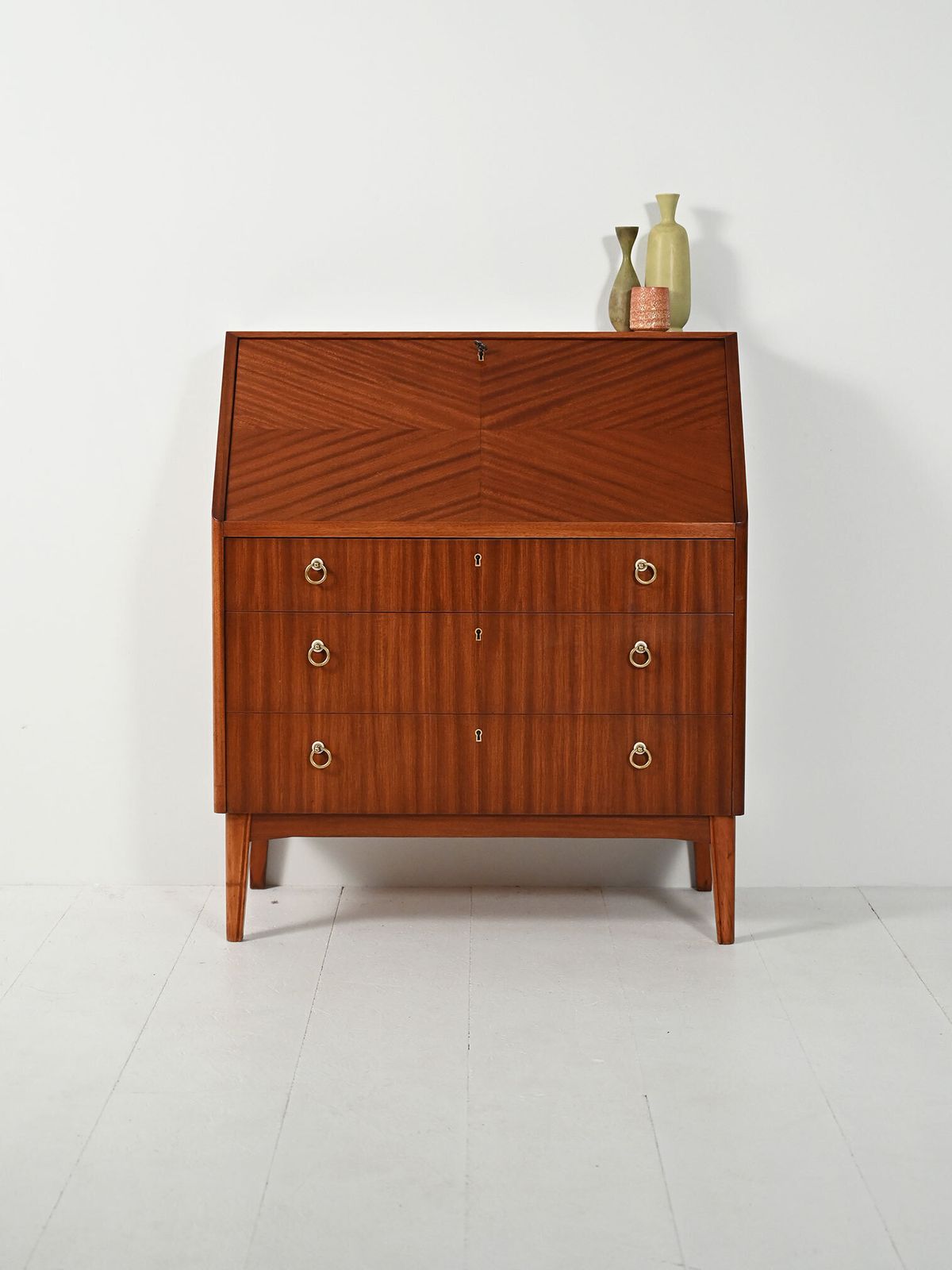 Scandinavian Mahogany Secretary From The 1950s photo furniture