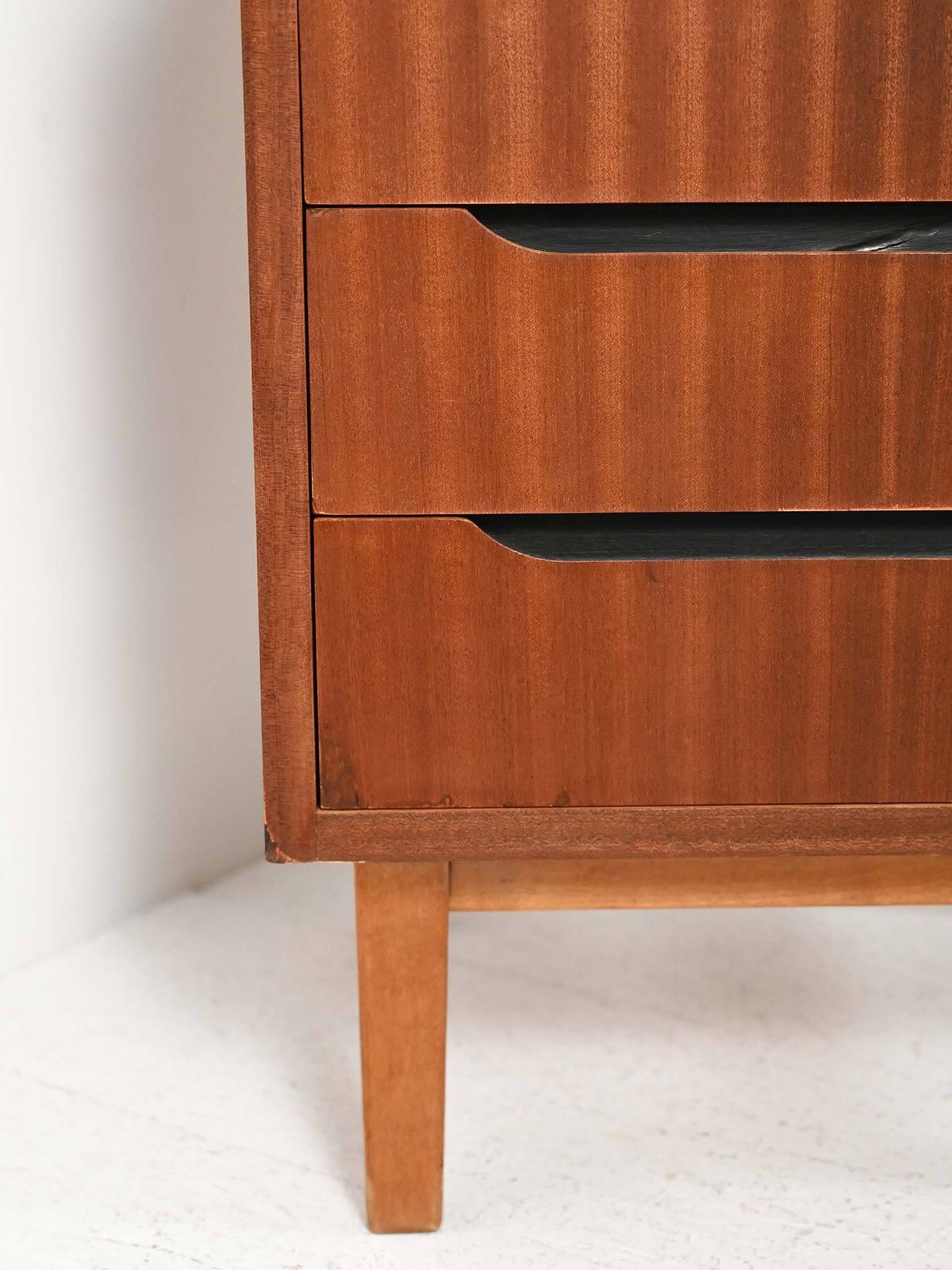 Small Scandinavian Mahogany Chest Of Drawers From The 1950s photo vinterior