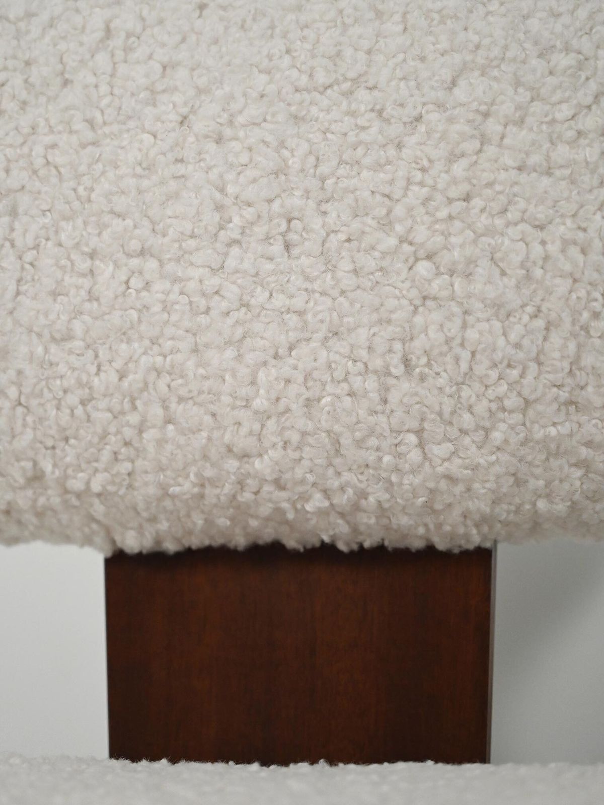 Set Of Four Scandinavian Chairs In Bouclé Wool photo 2070.0