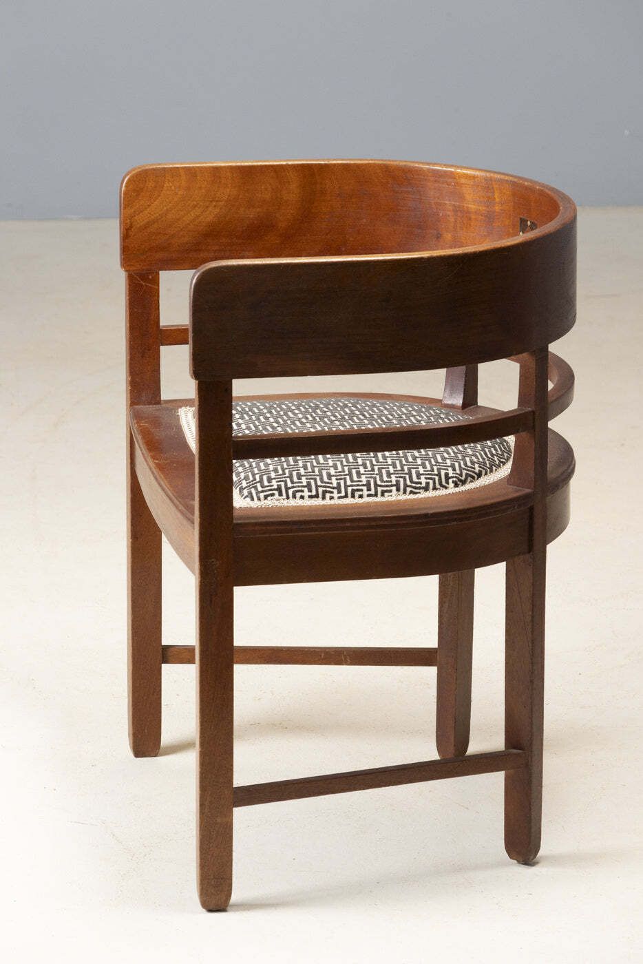 Fauteuil, Midden Europa, Begin 20e Eeuw, Met Ingelegde Rugleuning photo 2612.0