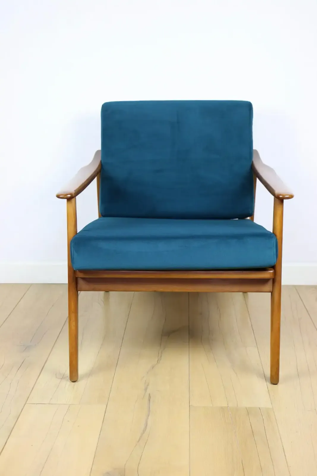 Danish Vintage Loft Armchair, Sea Green, With Removable Cushions photo Furniture
