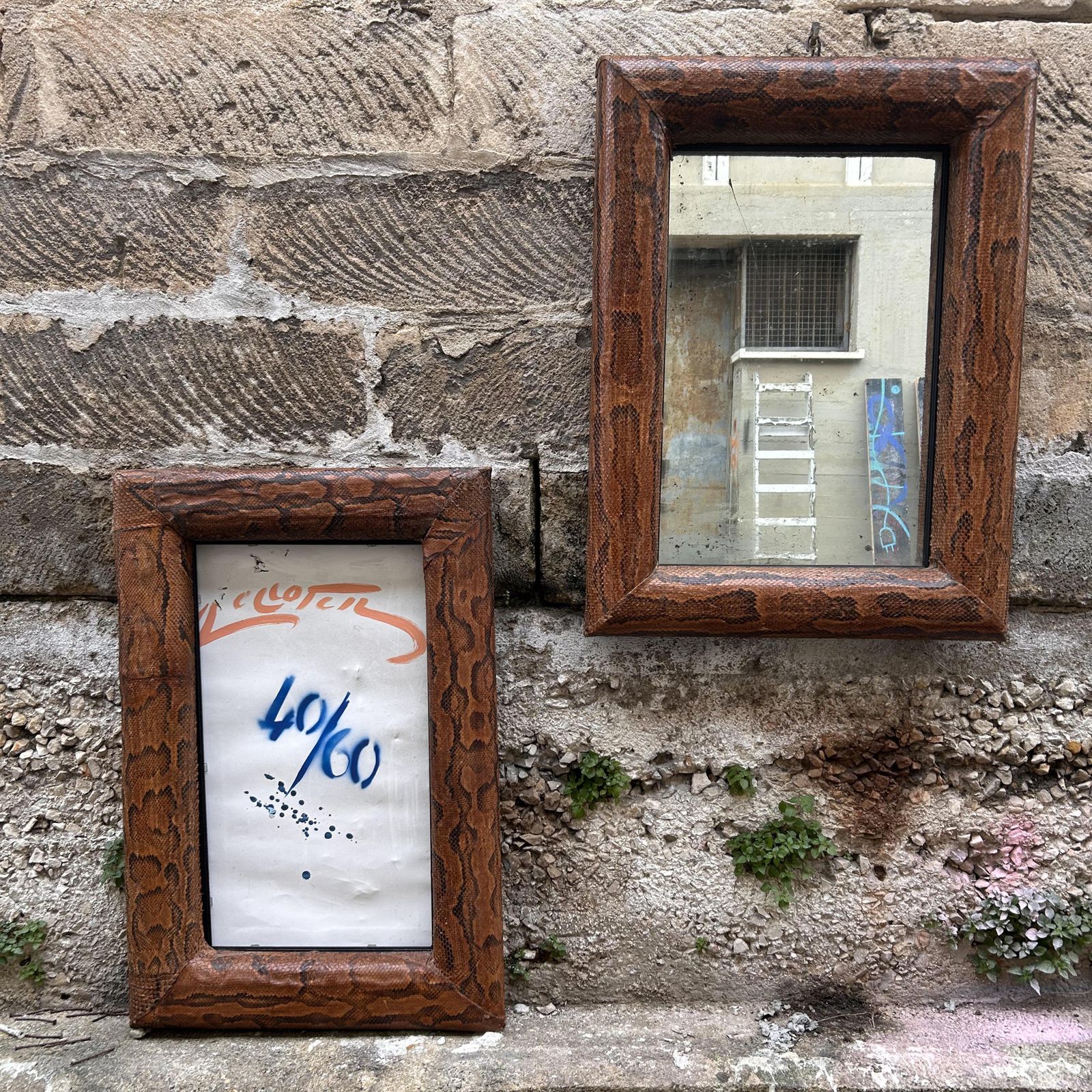 Couple Of Mirrors Art Déco Style Karl Springer photo furniture