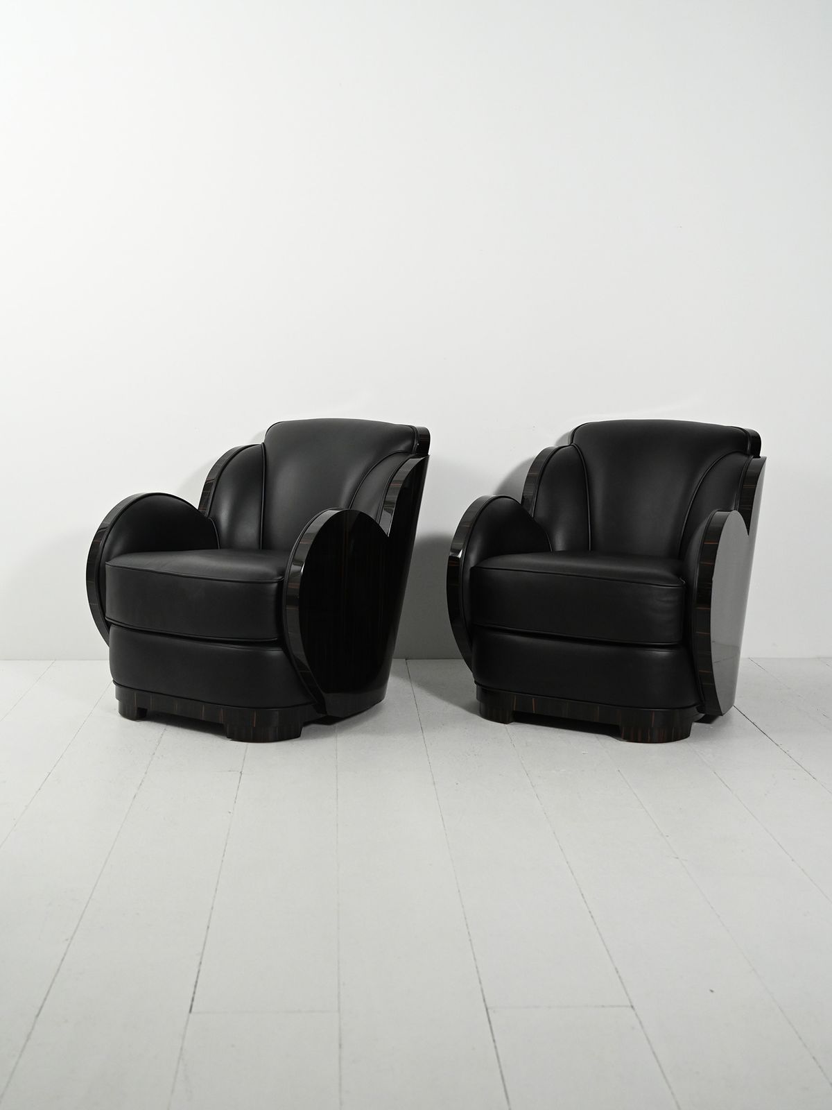 Pair Of Scandinavian Art Deco Armchairs photo for sale