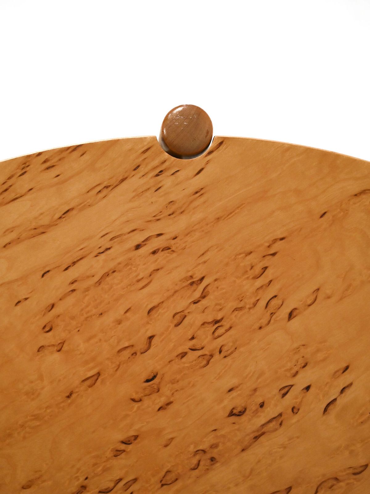 photo furniture Round Scandinavian Birch Coffee Table By Karl Andersson & Söner