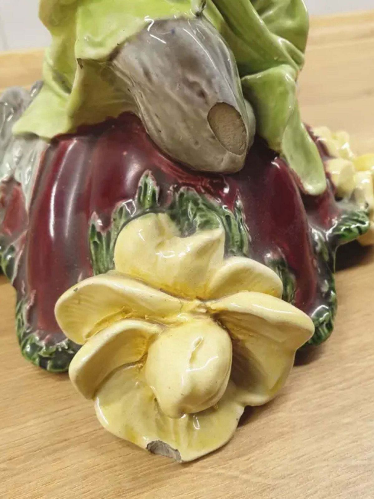 Monumental Majolica Figural Centerpiece Bohemia, Circa 1900 photo buy