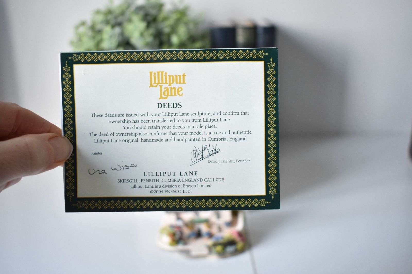 Lilliput Lane The Crooked House L3001 The British Collection Boxed And Deeds photo Home Decor