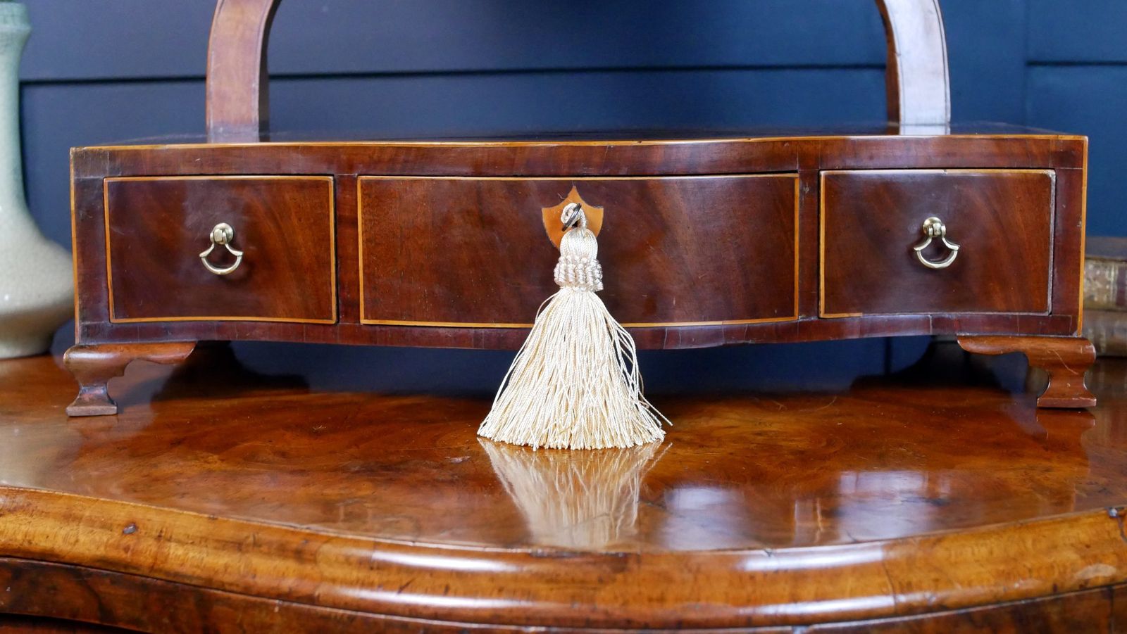 Georgian Mahogany Toilet Table Mirror photo 795.0