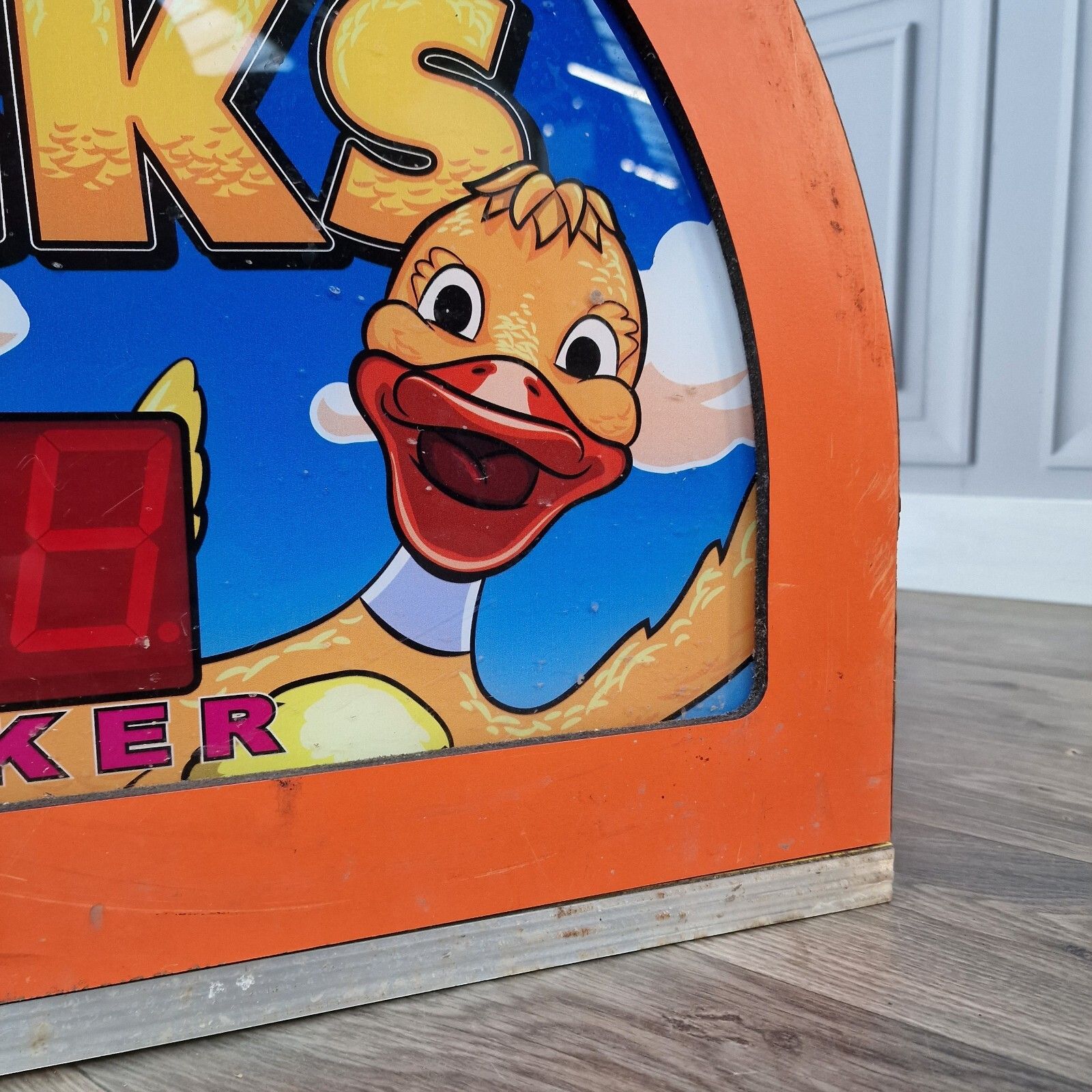 Retro Fairground Arcade Sign Lucky Ducks Light Memorabilia Man Cave Pop Art photo Home Decor