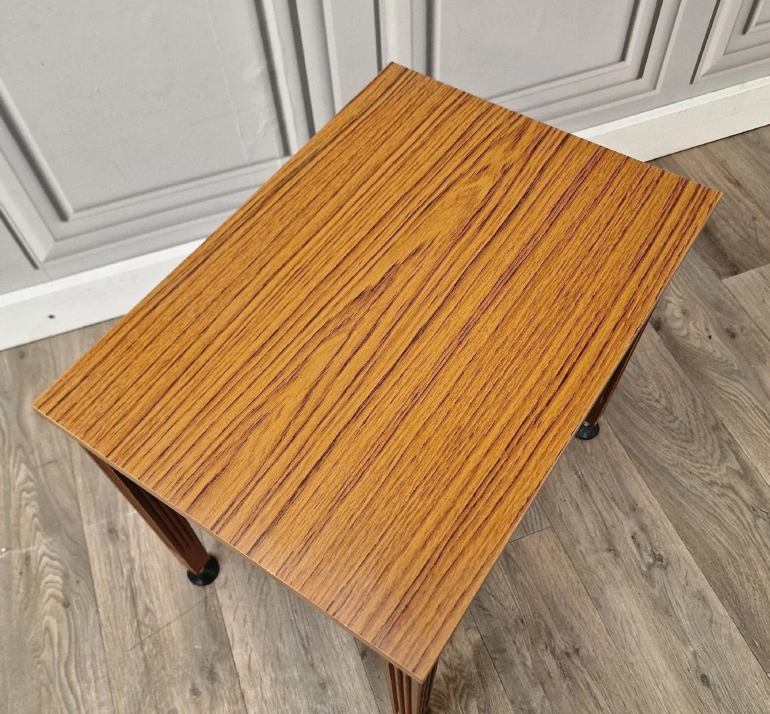 Mid Century Coffee Table Formica Wood Scandi Retro Danish Inspired photo for sale