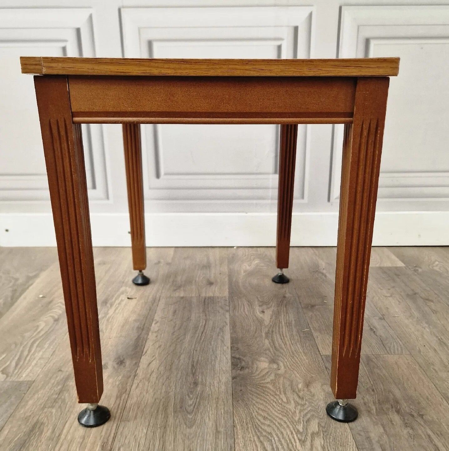 photo vinterior Mid Century Coffee Table Formica Wood Scandi Retro Danish Inspired
