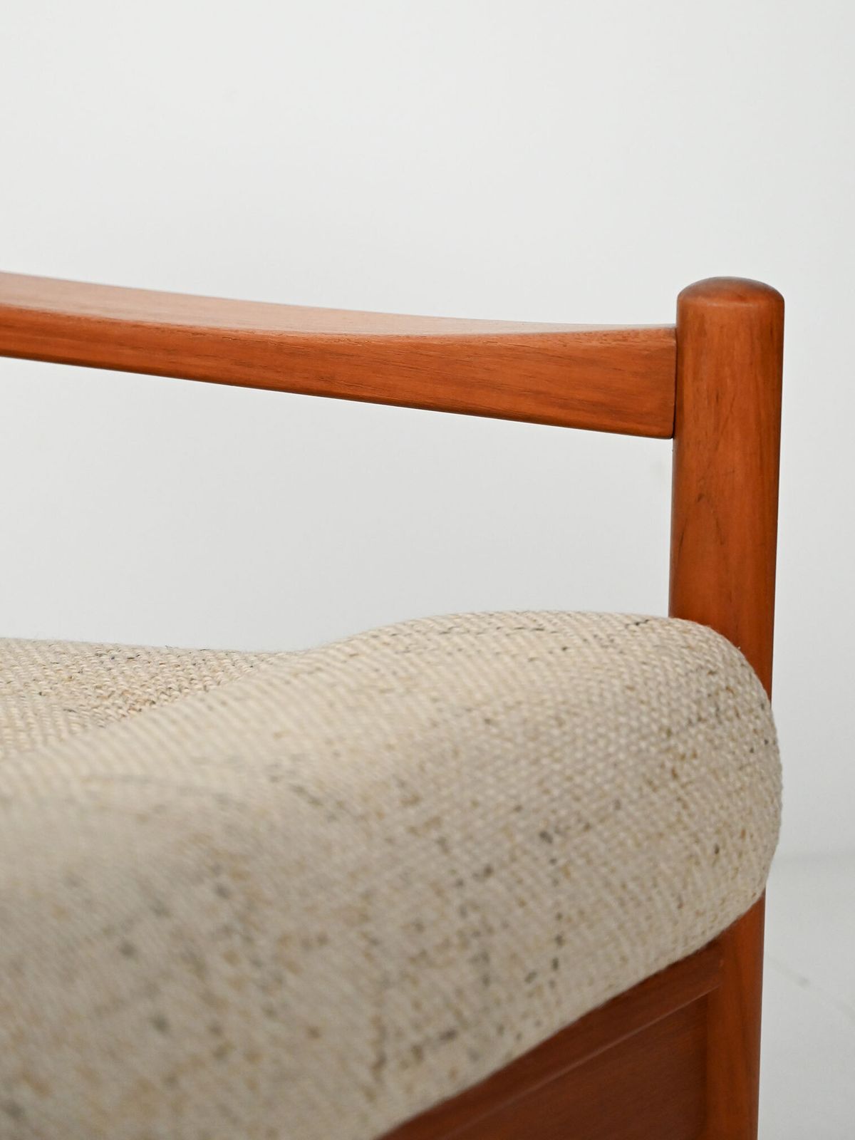 Pair Of Danish Armchairs With Beige Cushions From The 1950s photo buy