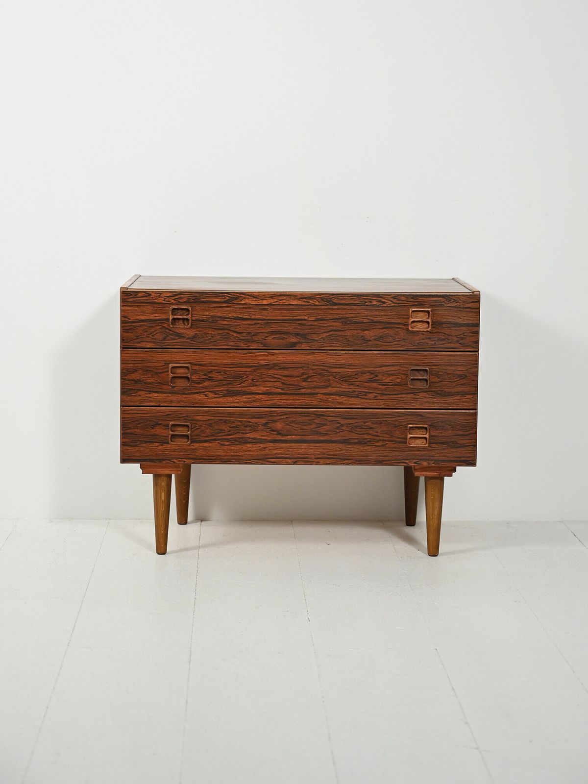 Danish Chest Of Drawers With Rosewood Effect Denka photo furniture