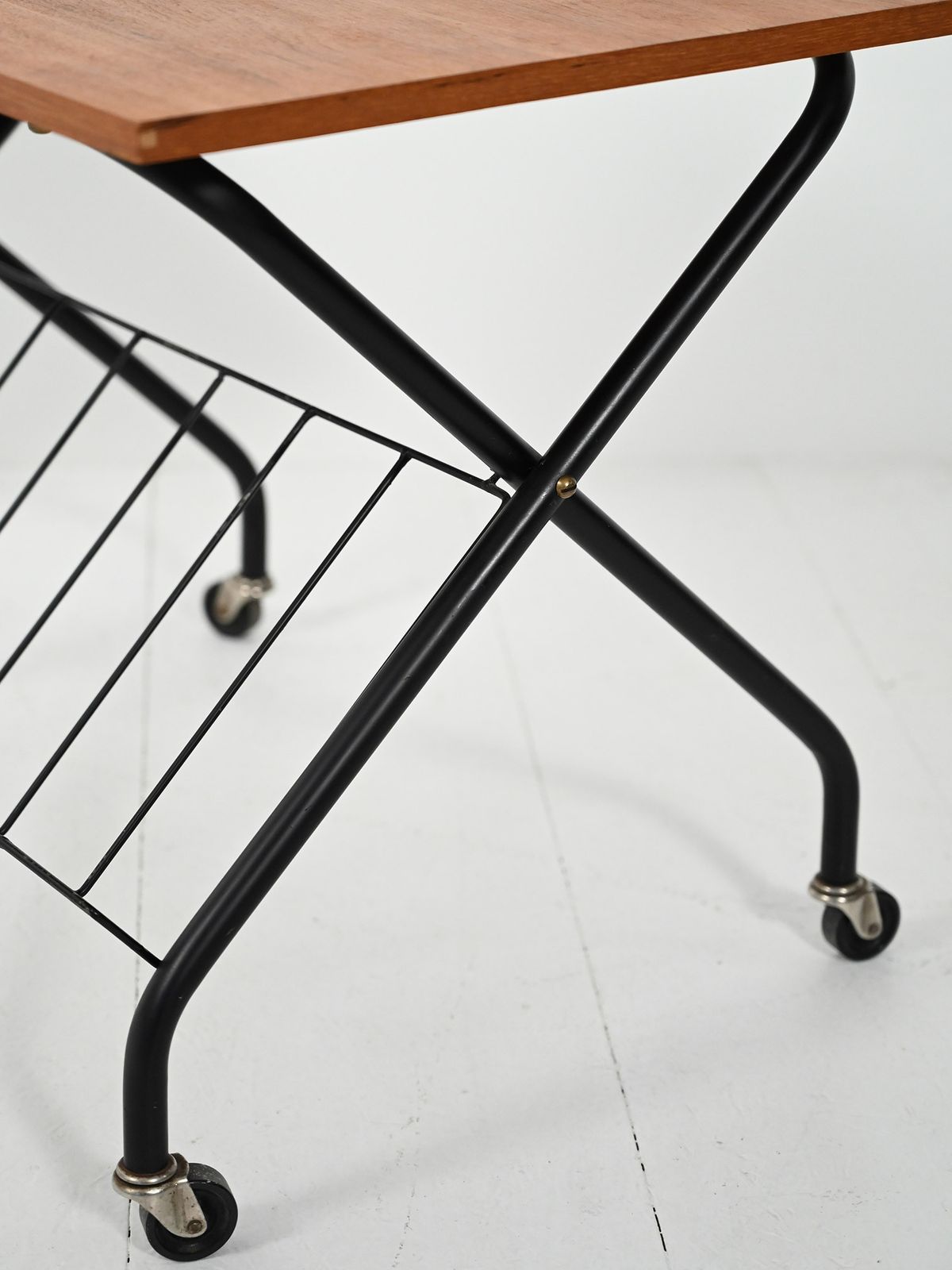 Scandinavian Coffee Table With Magazine Rack, 1960s–70s photo vinterior