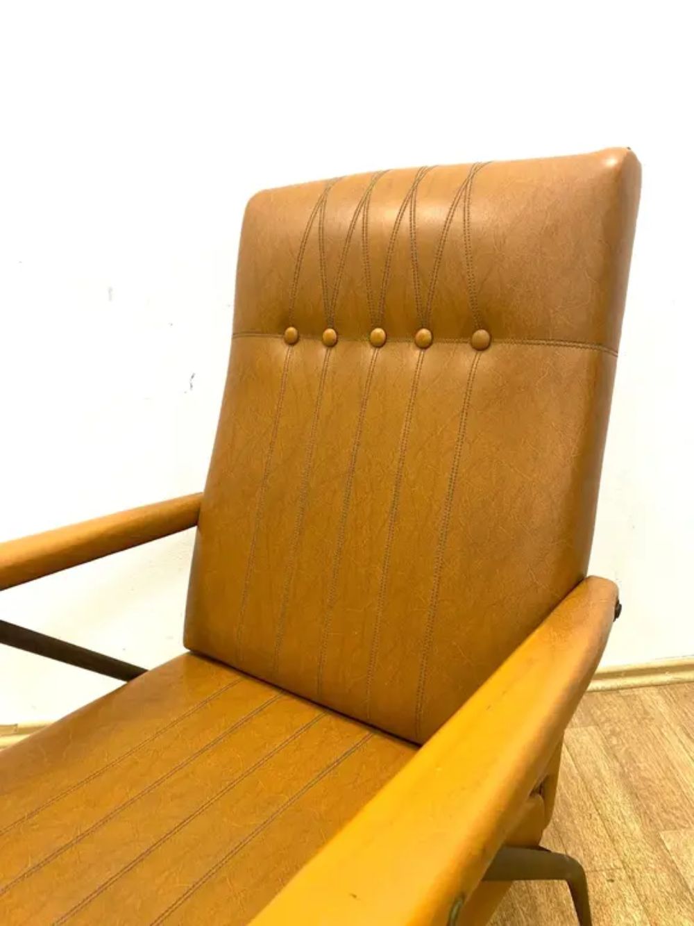 Retro Verstelbare Fauteuil, Jaren 1960, Italië photo vintage