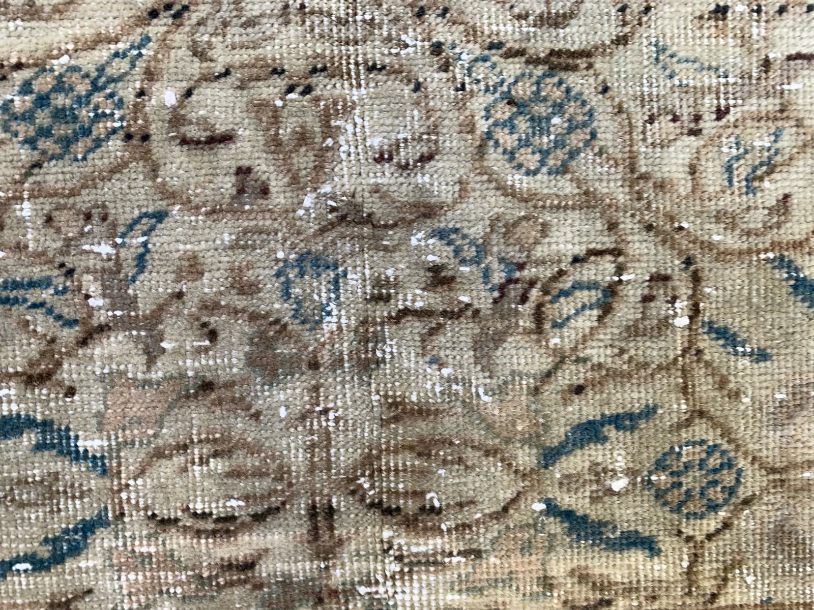 photo furniture Vintage Turkish Rug 292x190 Cm, Tribal Wool Carpet Large