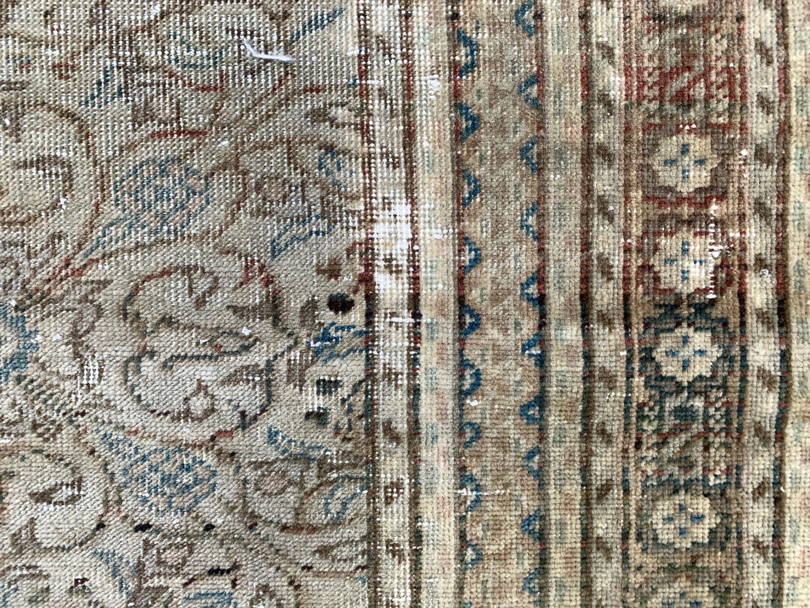 785.0 Vintage Turkish Rug 292x190 Cm, Tribal Wool Carpet Large photo