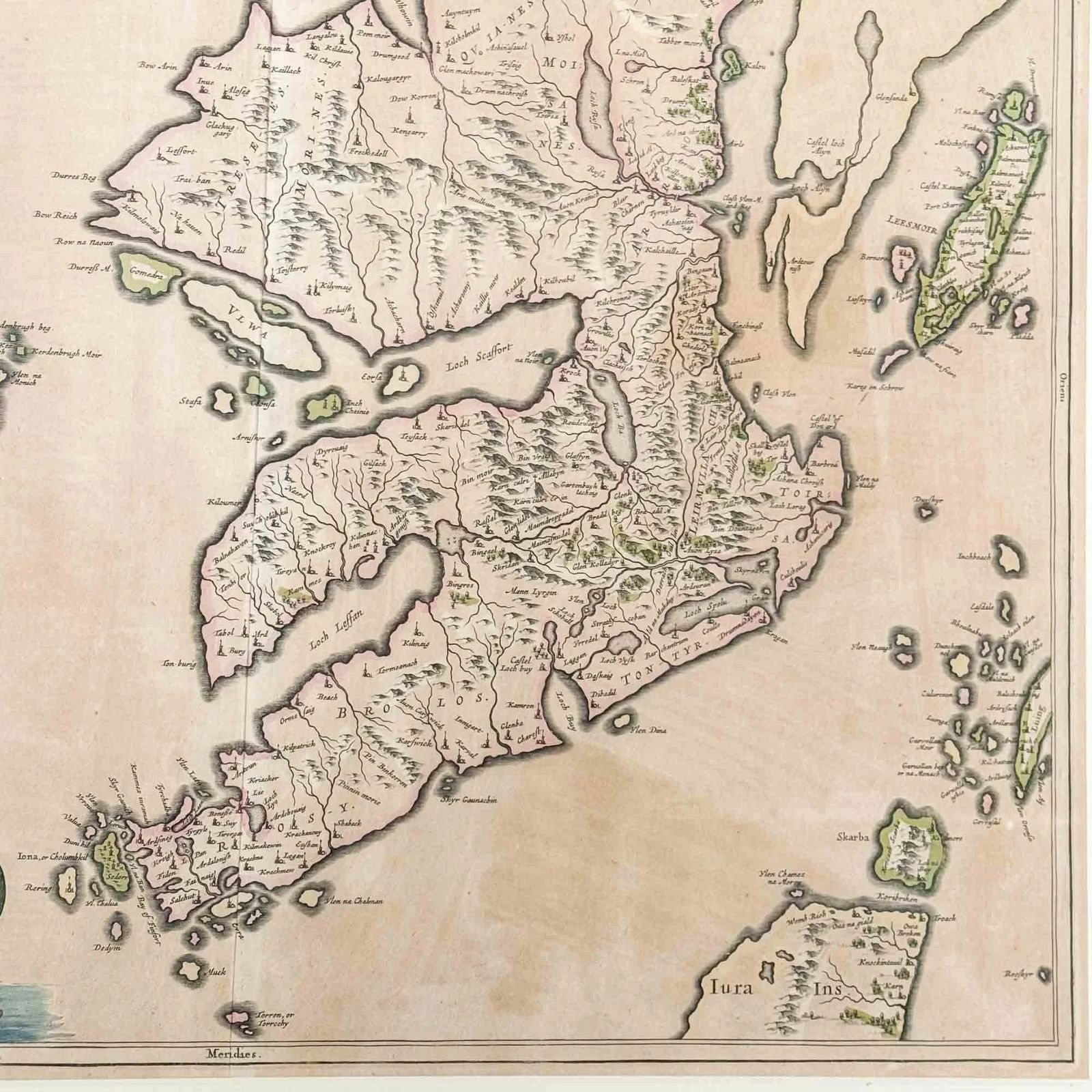 Antique Joan Blaeu Map Of The Isle Of Mull photo buy