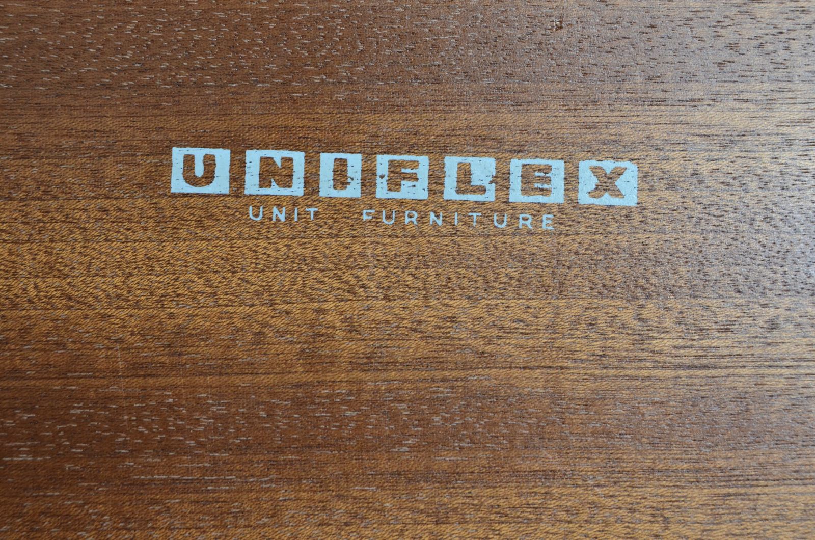 Vintage Midcentury Uniflex Walnut  And Teak Sideboard / Dressing Table. Delivery. Modern / Retro / Danish Style photo for sale