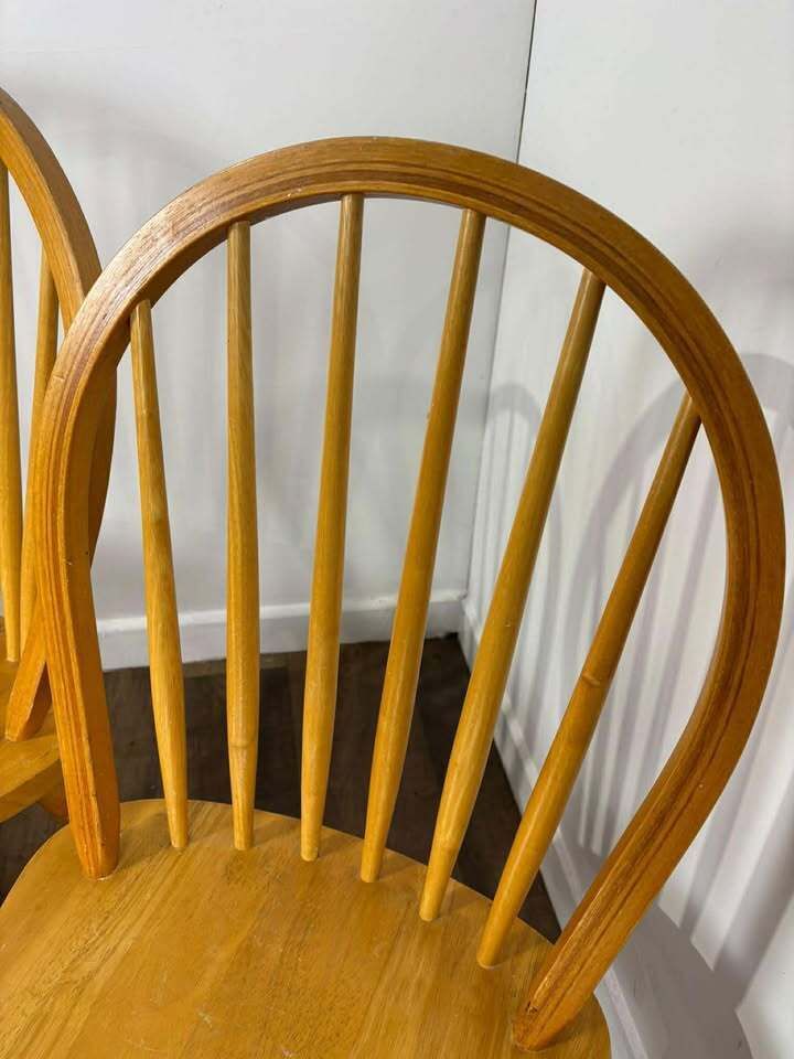 A Pair Of Contemporary Hoop Spindle Back Chairs photo buy