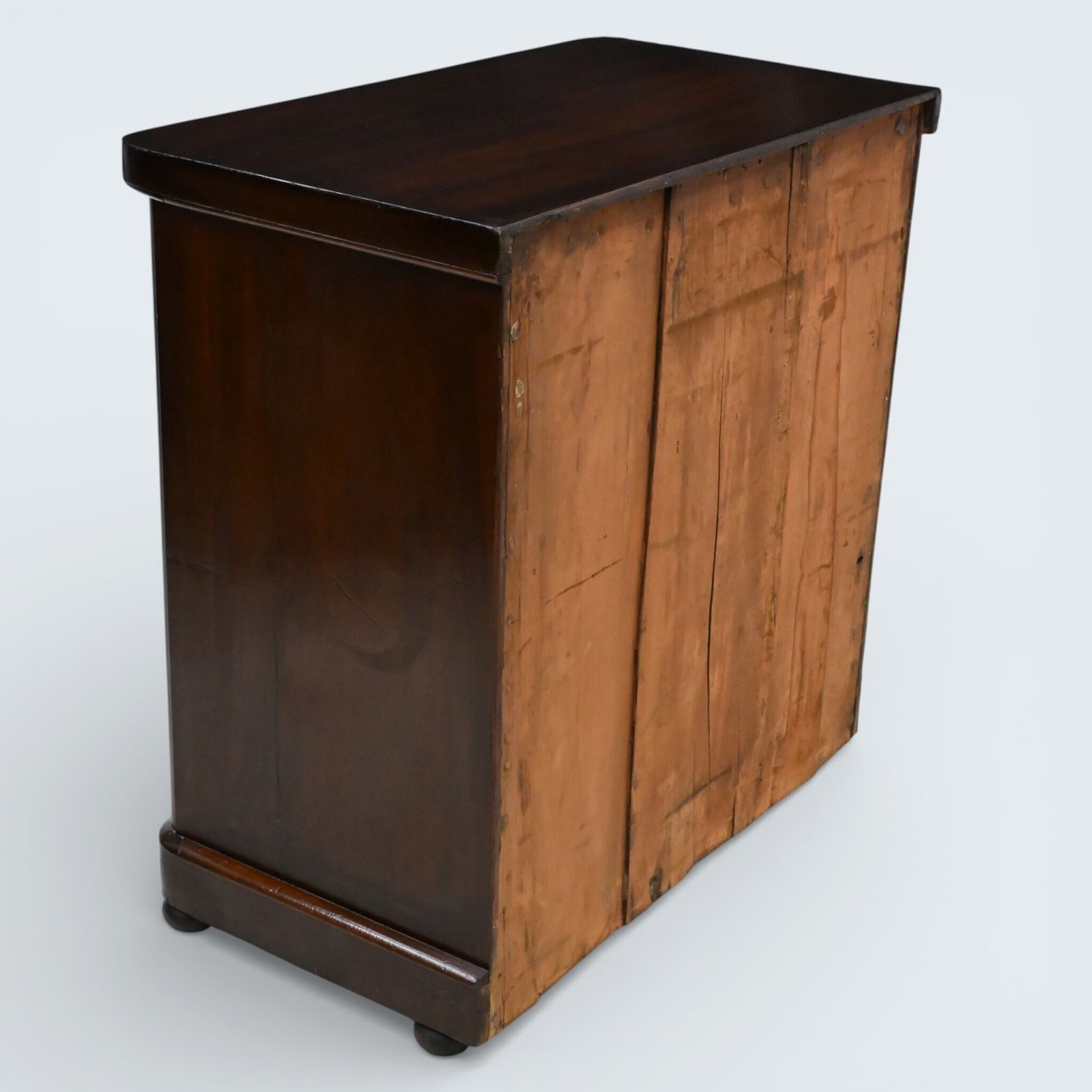 Small Victorian Mahogany Chest Of Drawers 3 Graduated Drawers Free Delivery* photo 347.0