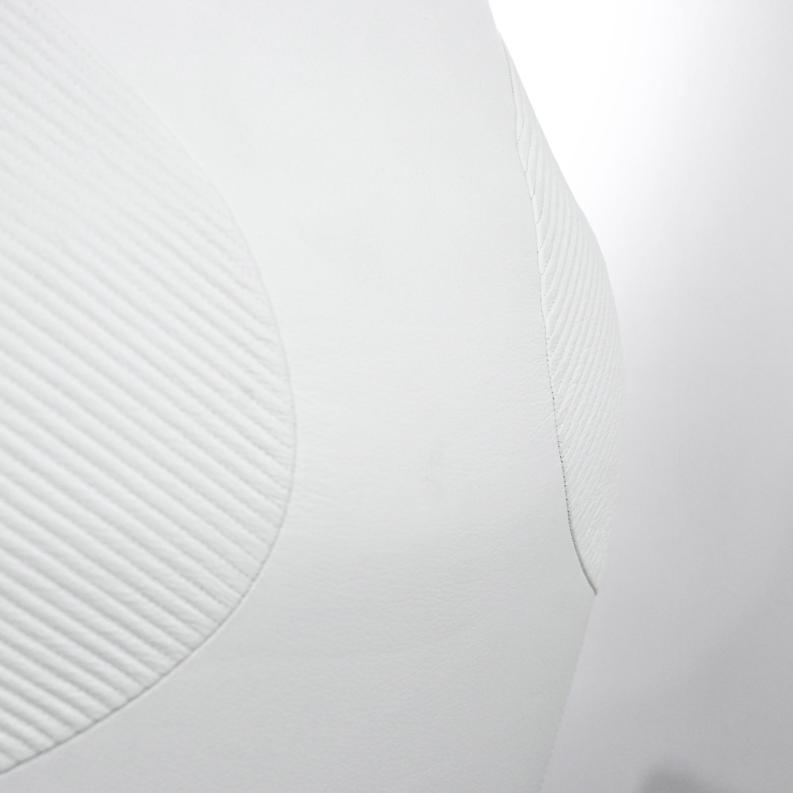 photo buy Hal Lounge Chair In White Leather Designed By Marc Sadler For Cassina