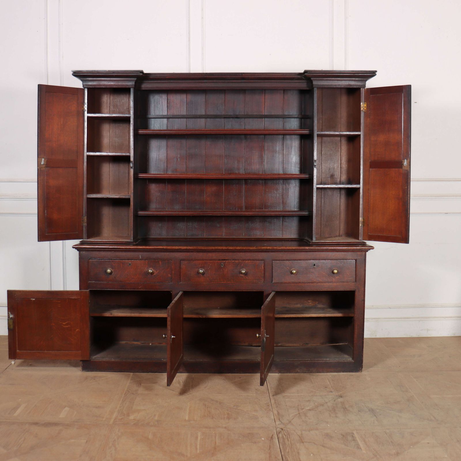 18th C English Country House Dresser photo vintage