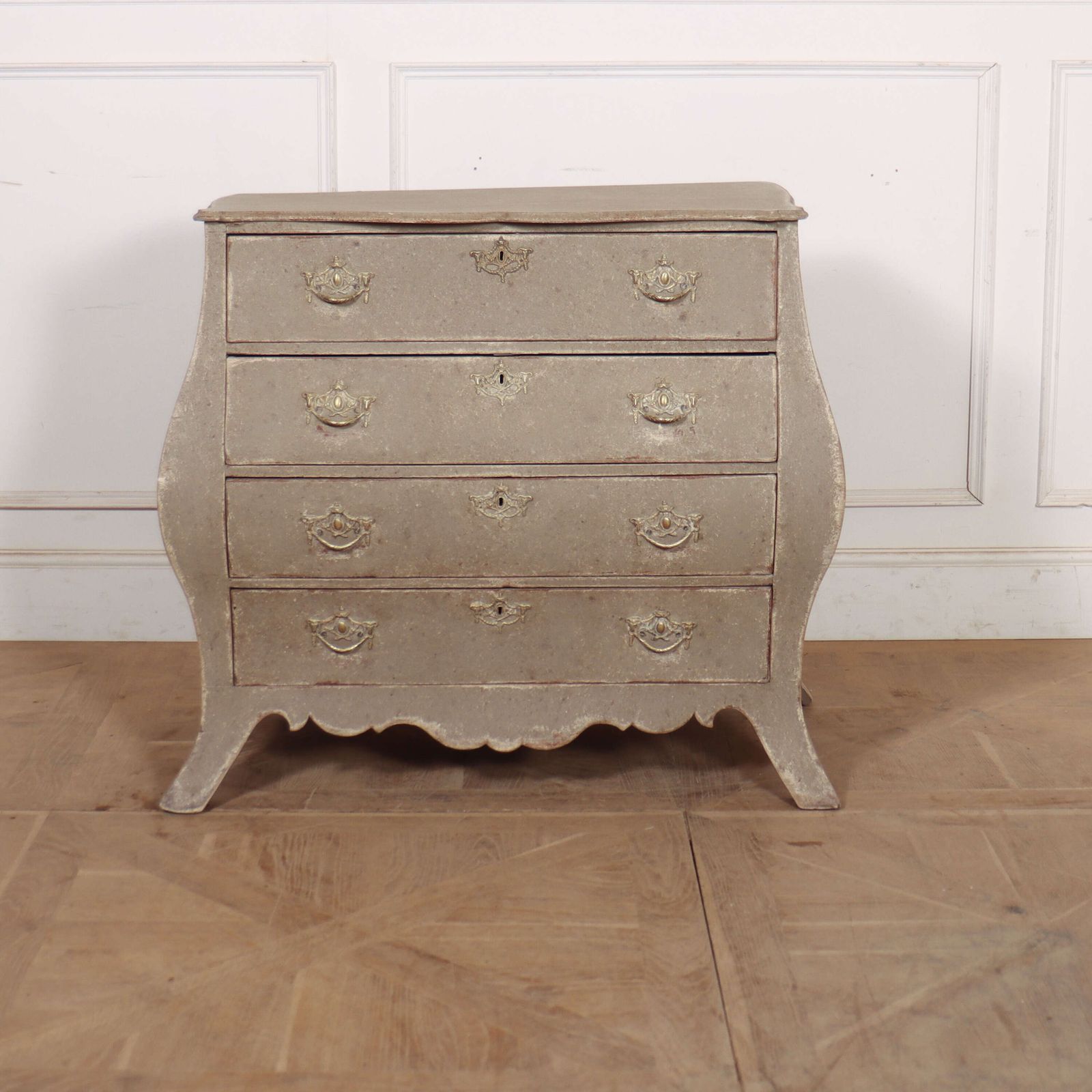 Dutch Bombe Commode, 1800s, Antique