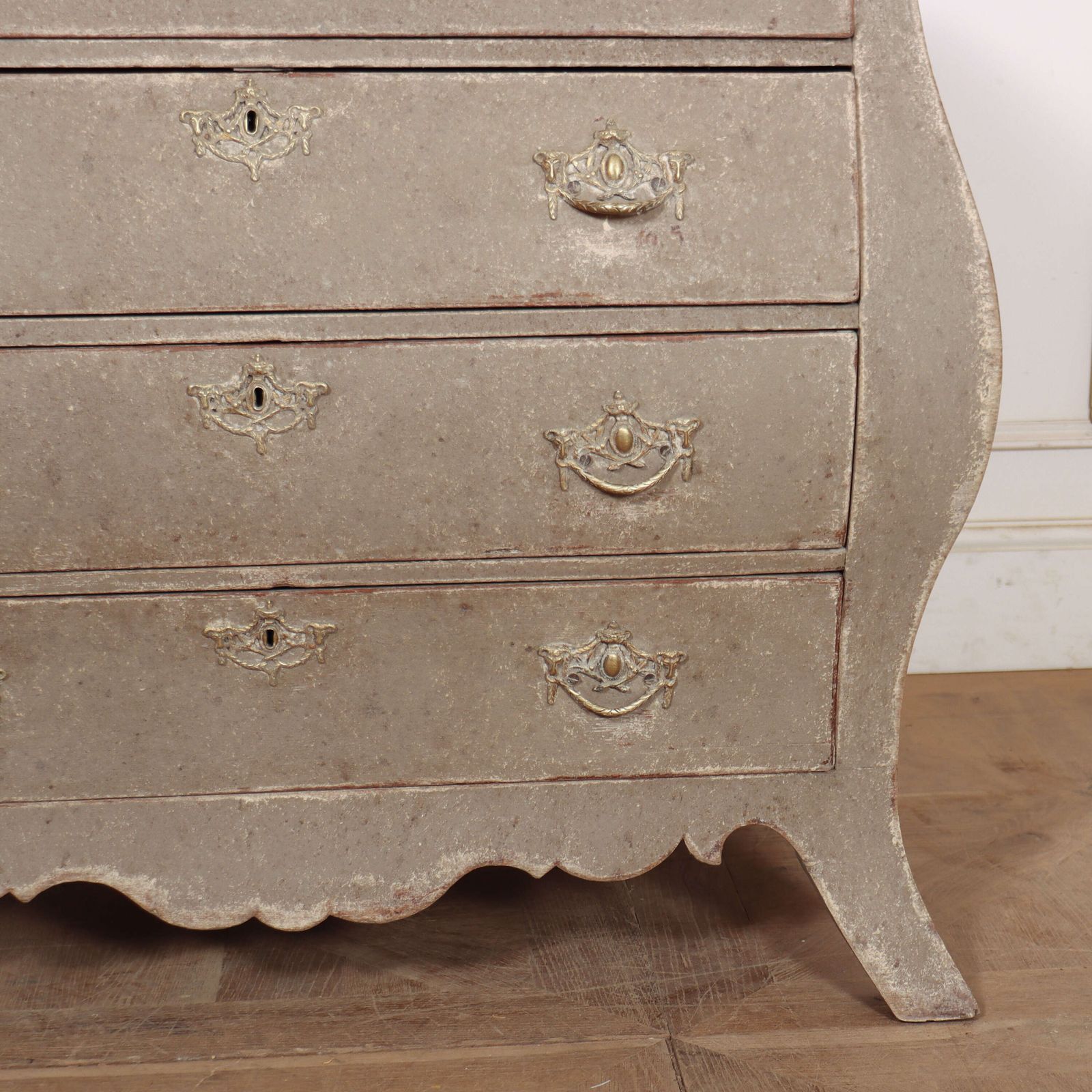 Dutch Bombe Commode, 1800s, Antique photo 3540.0