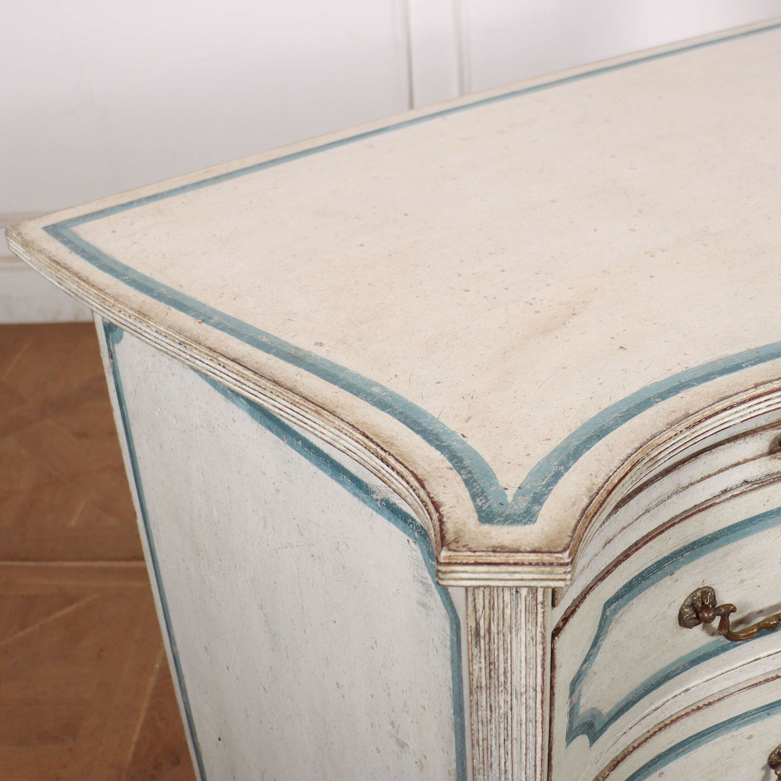 English Serpentine Front Commode photo buy