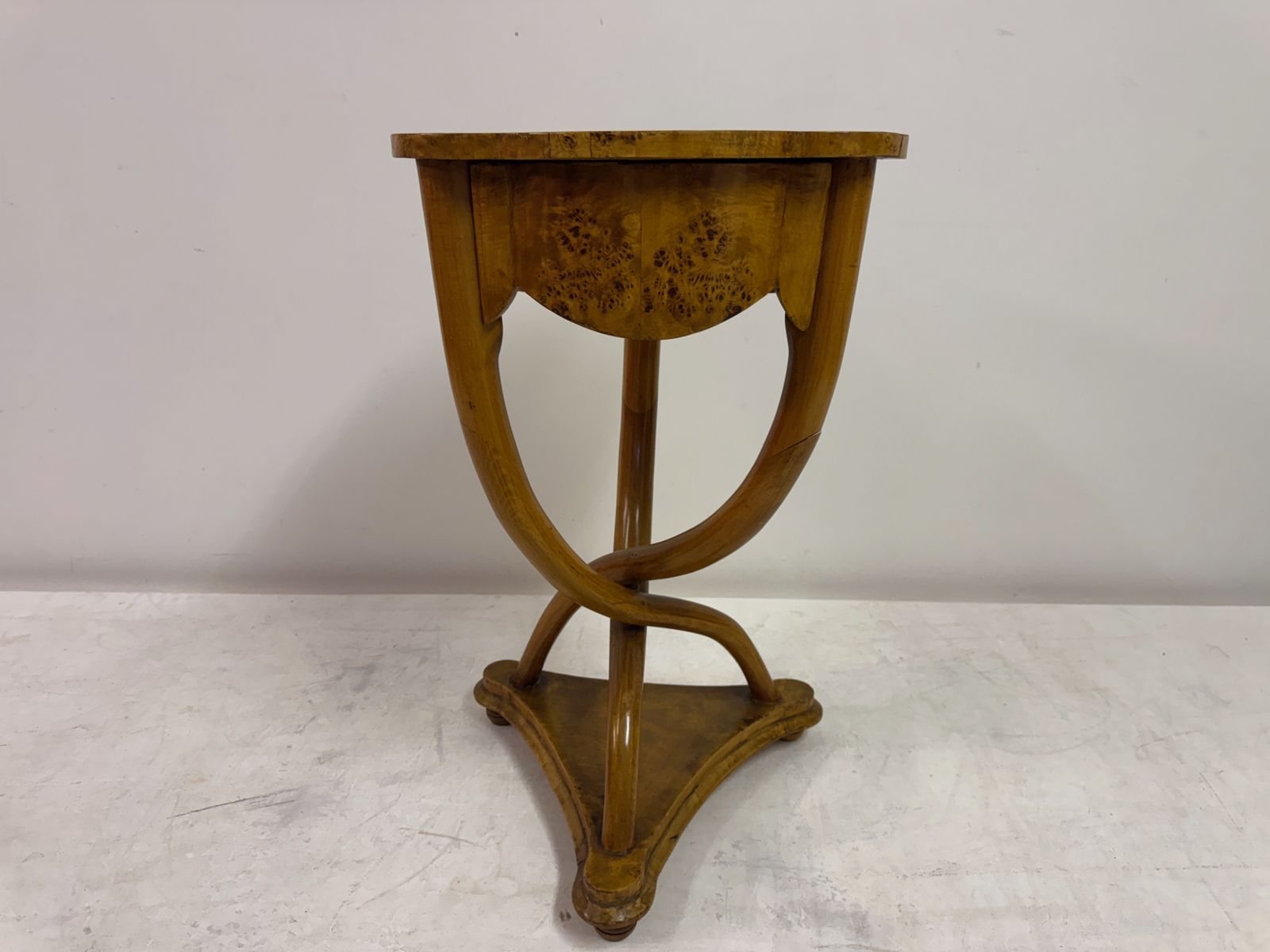 Early 20th Century Italian Burr Wood Occasional Table photo furniture