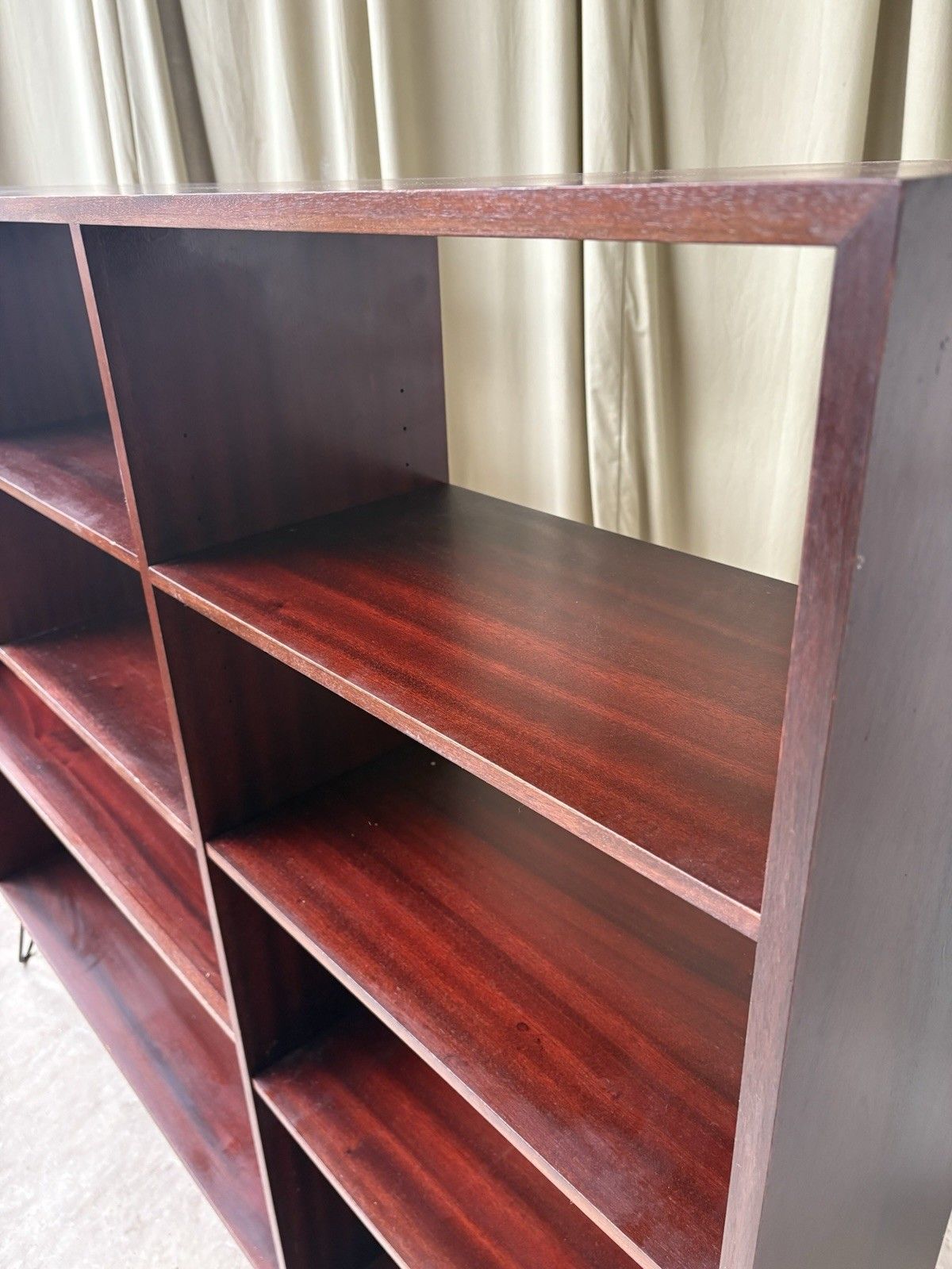 Furniture Vtg Mid Century Danish Rosewood Bookcase Shelving Wall Unit Retro Scandi R1069 photo