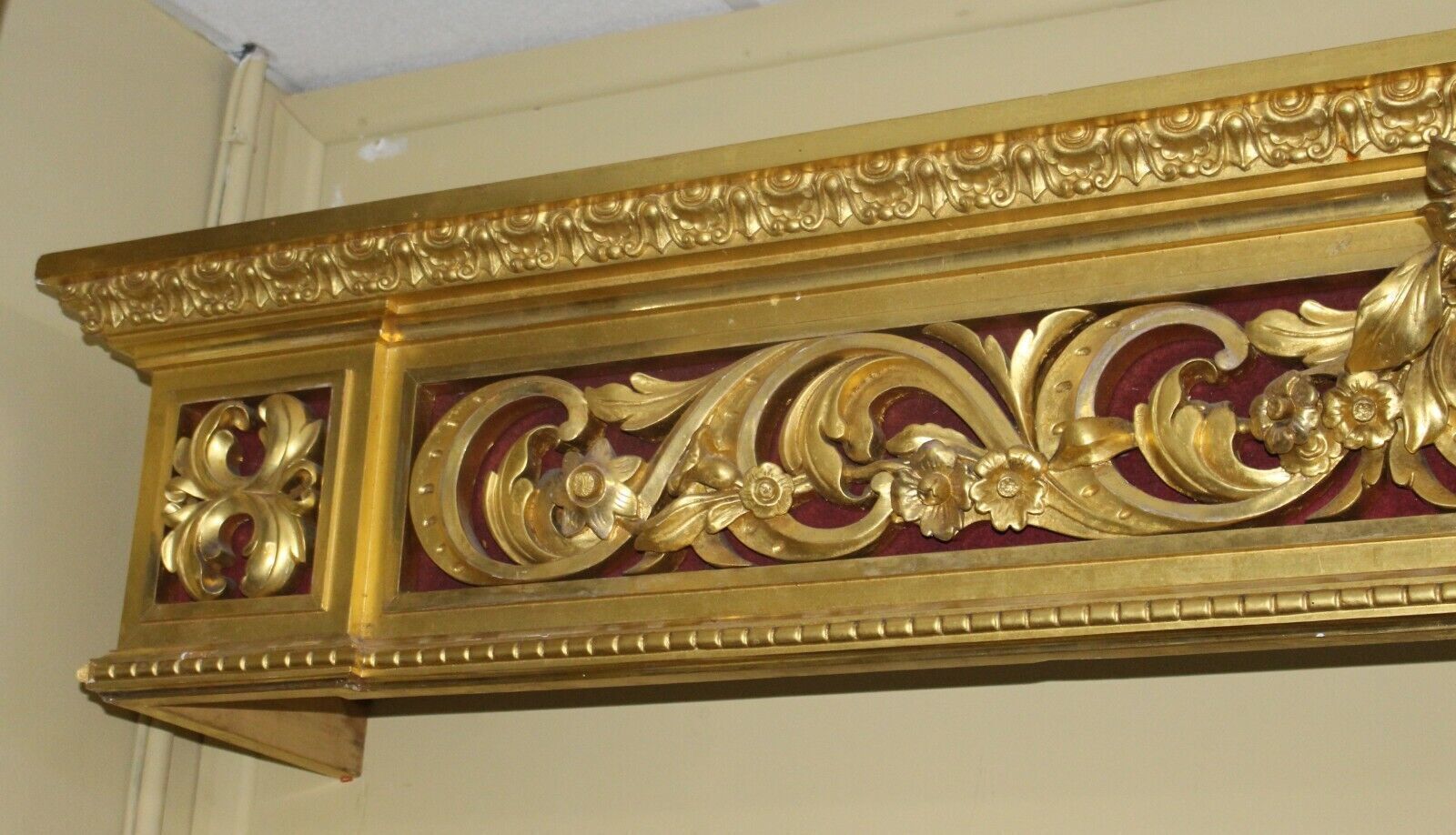 Regency Carved Giltwood Window Pelmet By D.J.Mclauchlan, London photo furniture