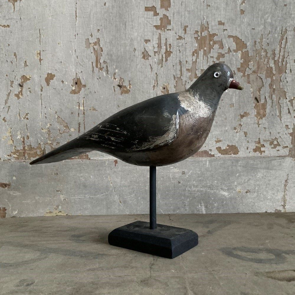 Antique Wood Pigeon Decoy   James Rolph photo furniture