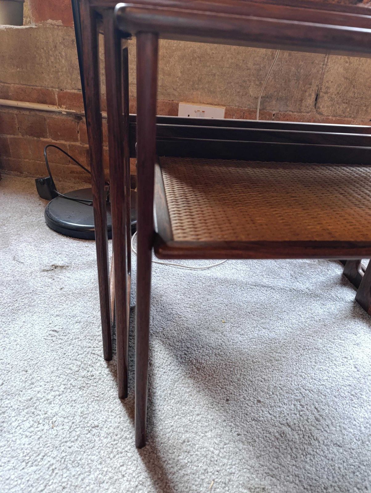 Mid Century Danish Teak Nest Of Tables By Cfc Silkeborg Johannes Andersen Illum Wikkelsø photo vintage