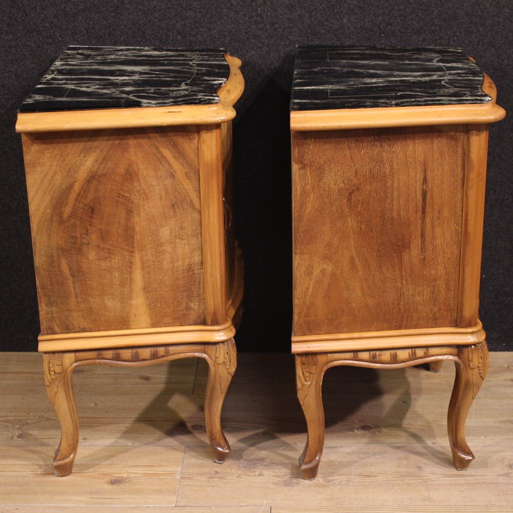 Furniture Pair Of 20th Century Italian Bedside Tables photo