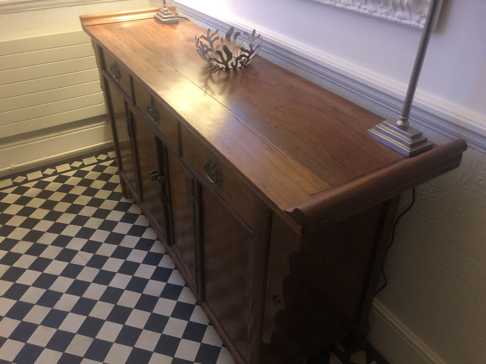 Chinese Side Cabinet . Rosewood . Circa Early 20th Centy photo for sale