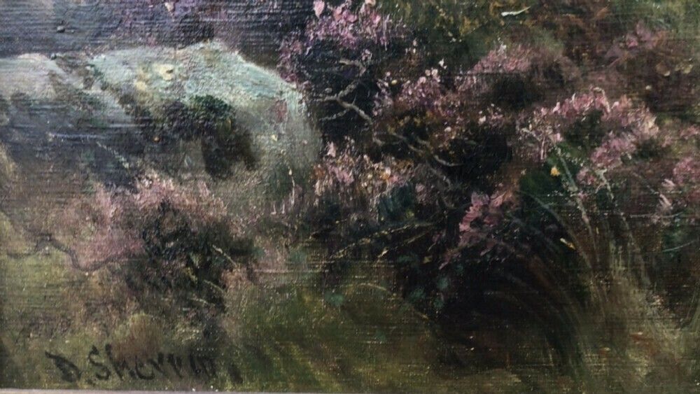 Pair Of Antique Oil Paintings By Daniel Sherrin. photo 6800.0