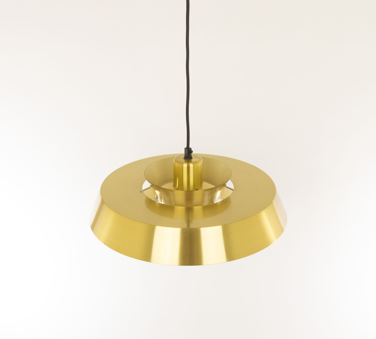 Nova Brass Pendant By Jo Hammerborg For Fog & Mørup, 1960s photo Lighting