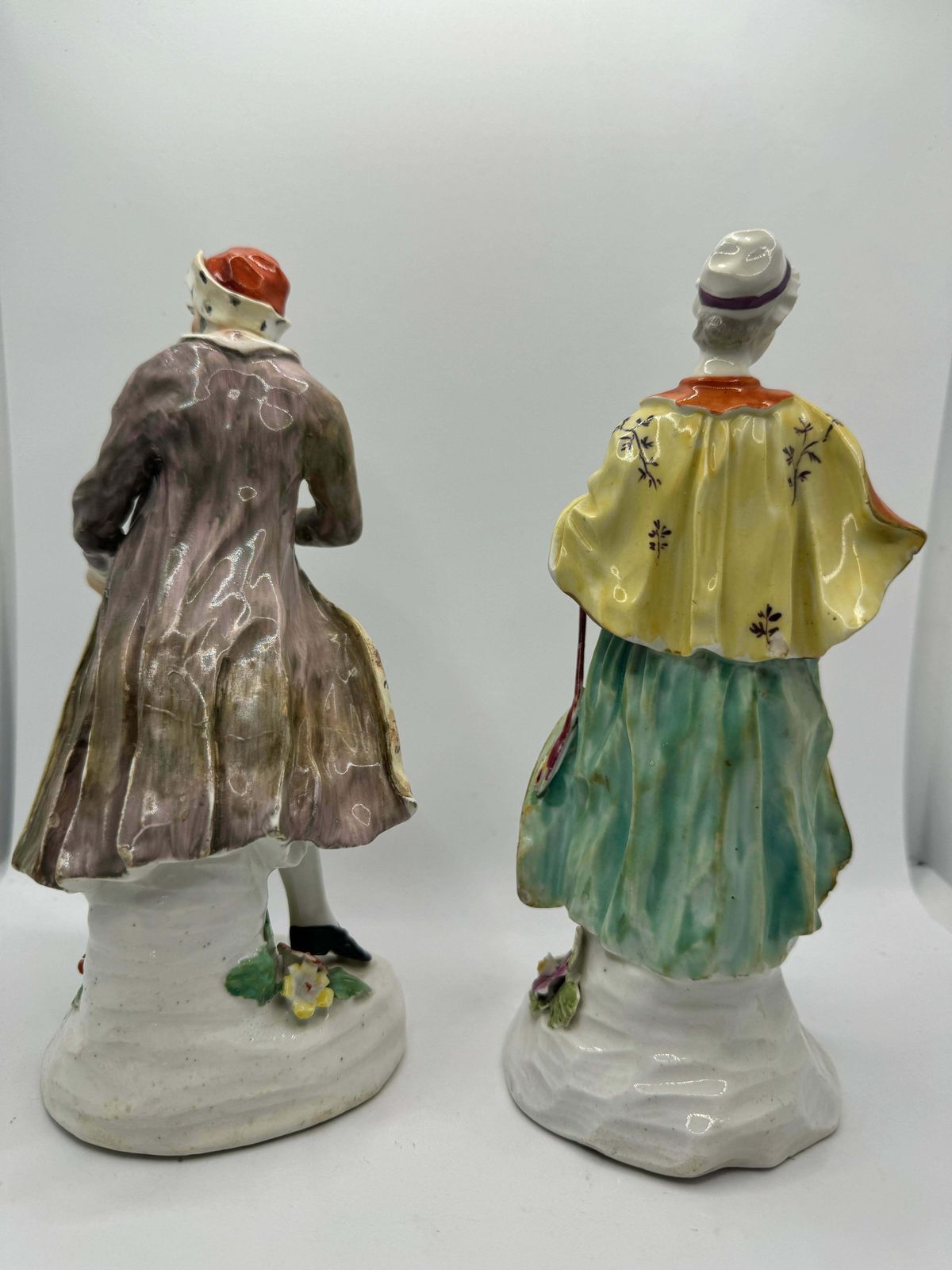 Pair Of 18th Century Derby Figures Of 'Jewish Pedlar And Companion' , Circa 1760 photo 5000.0