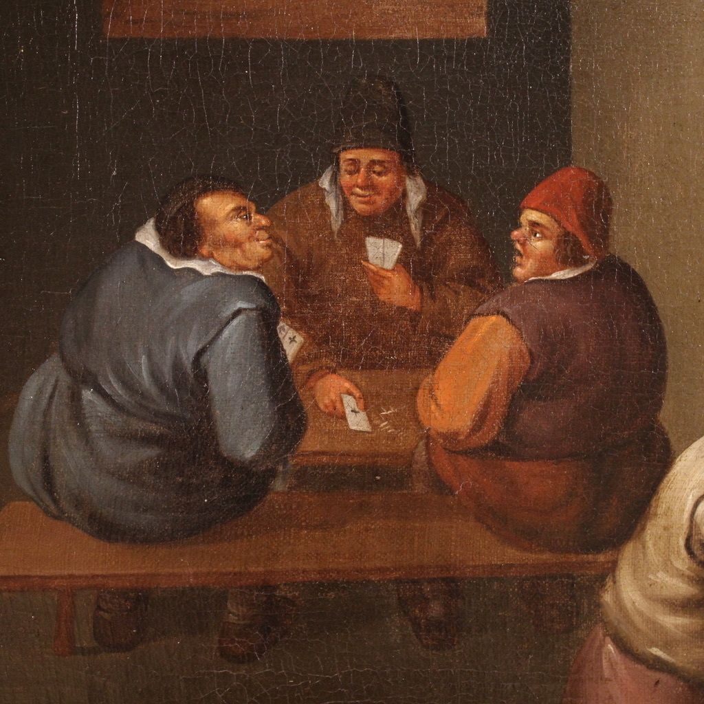 Flemish Interior Scene Painting From The 17th Century photo buy