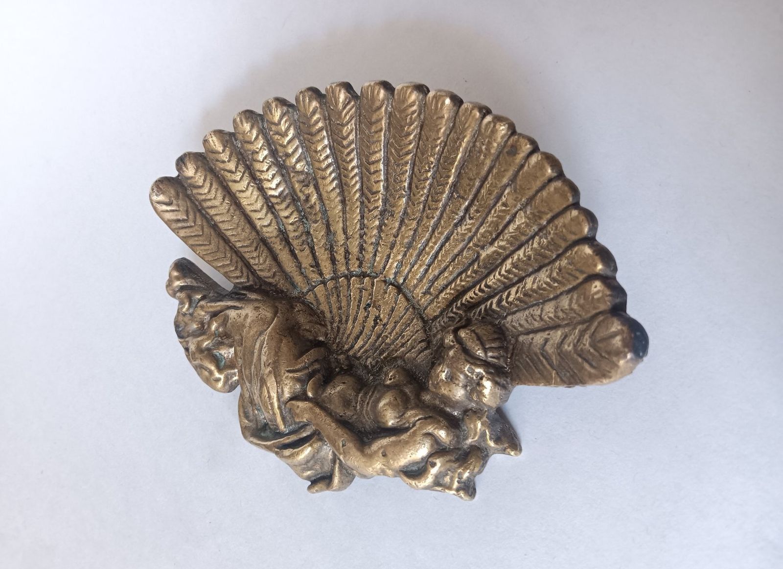 Art Nouveau Bronze Ashtray Or Catchall, 1930s photo 230.0