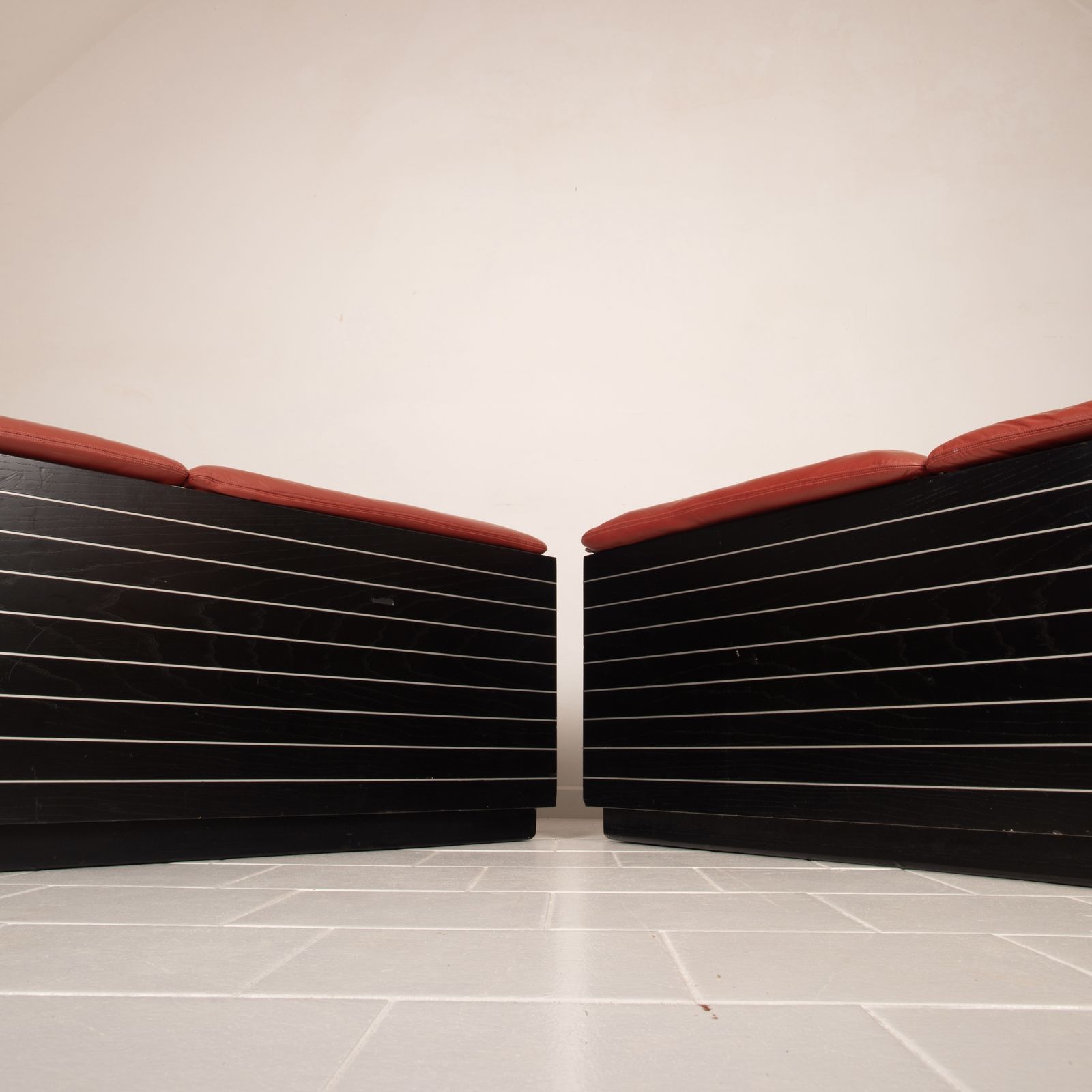 Pair Of Strato Sofas By Giovanni Offredi For Saporiti, 1970 photo vinterior