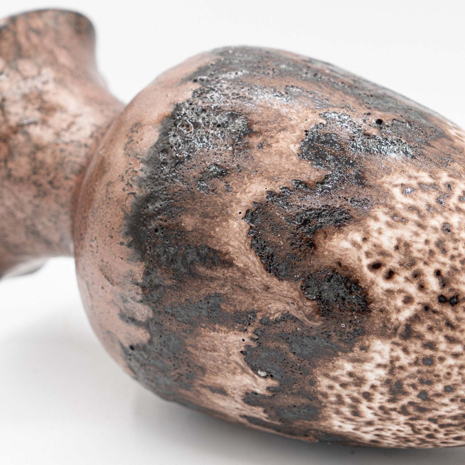Stunning Mid Century Vase In Metallic Brown By Dümler & Breiden (1194/26), 1960s photo vintage