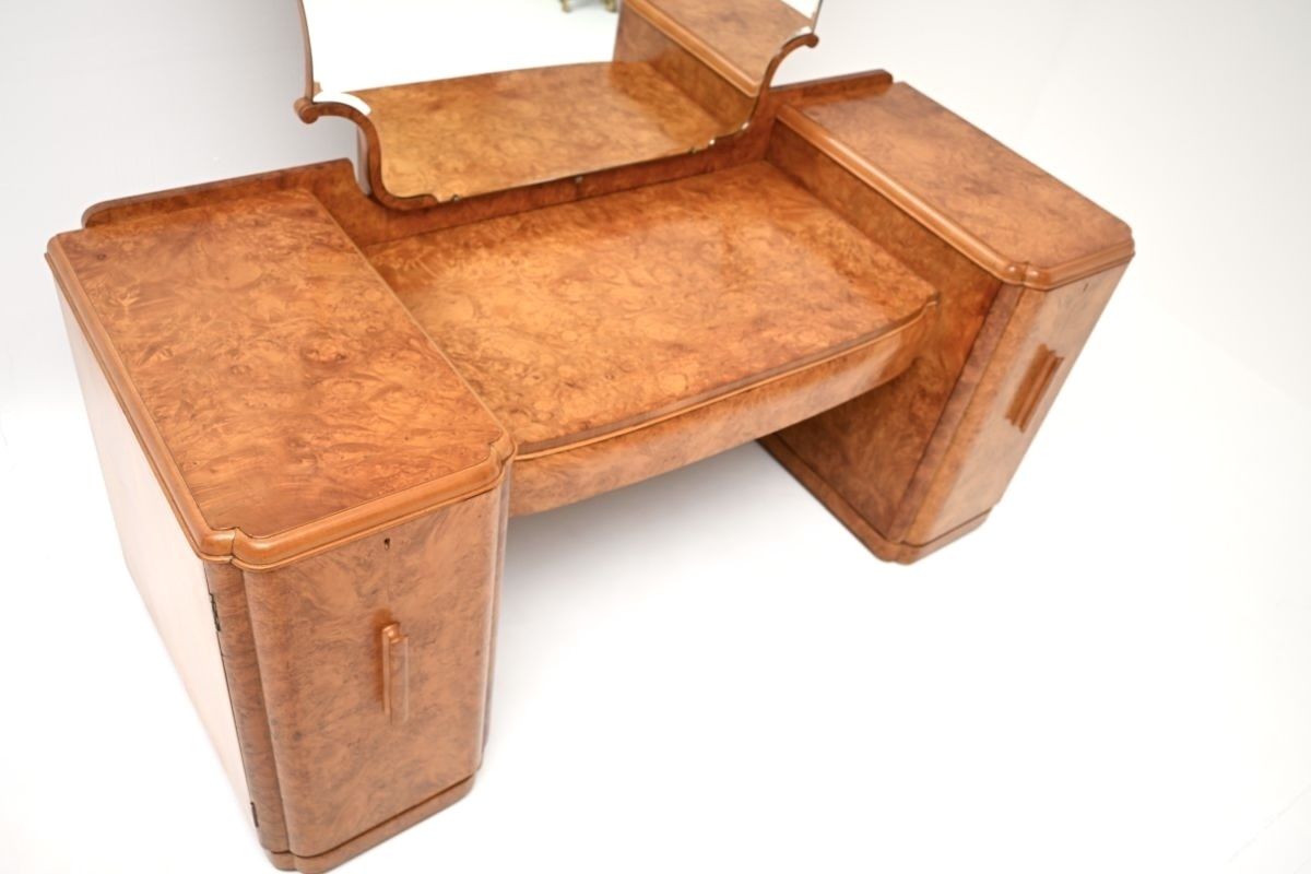 Art Deco Burr Walnut Dressing Table photo vinterior